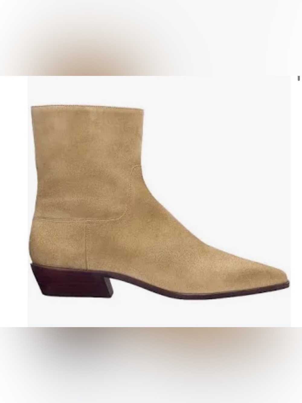 Reformation Dominique Suede Chelsea Western Boots US 10.5 $398 NEW